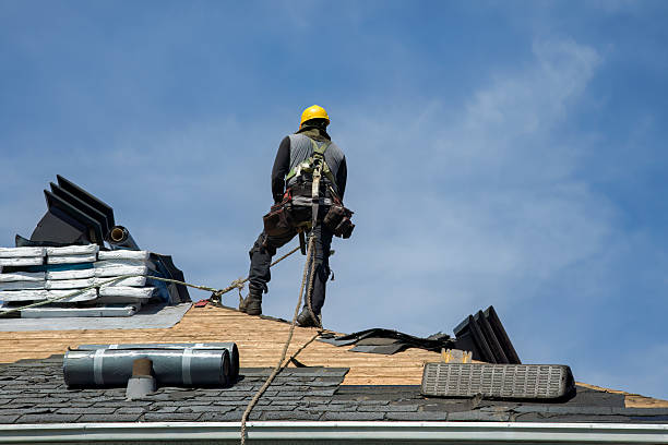Professional Roof Installation technician working in Riddlesburg, PA